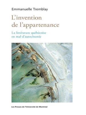 cover image of L'invention de l'appartenance